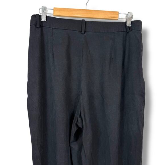 EVERLANE Pants Womens 8 Black The Tencel Way-High Taper Business Career - Picture 8 of 12